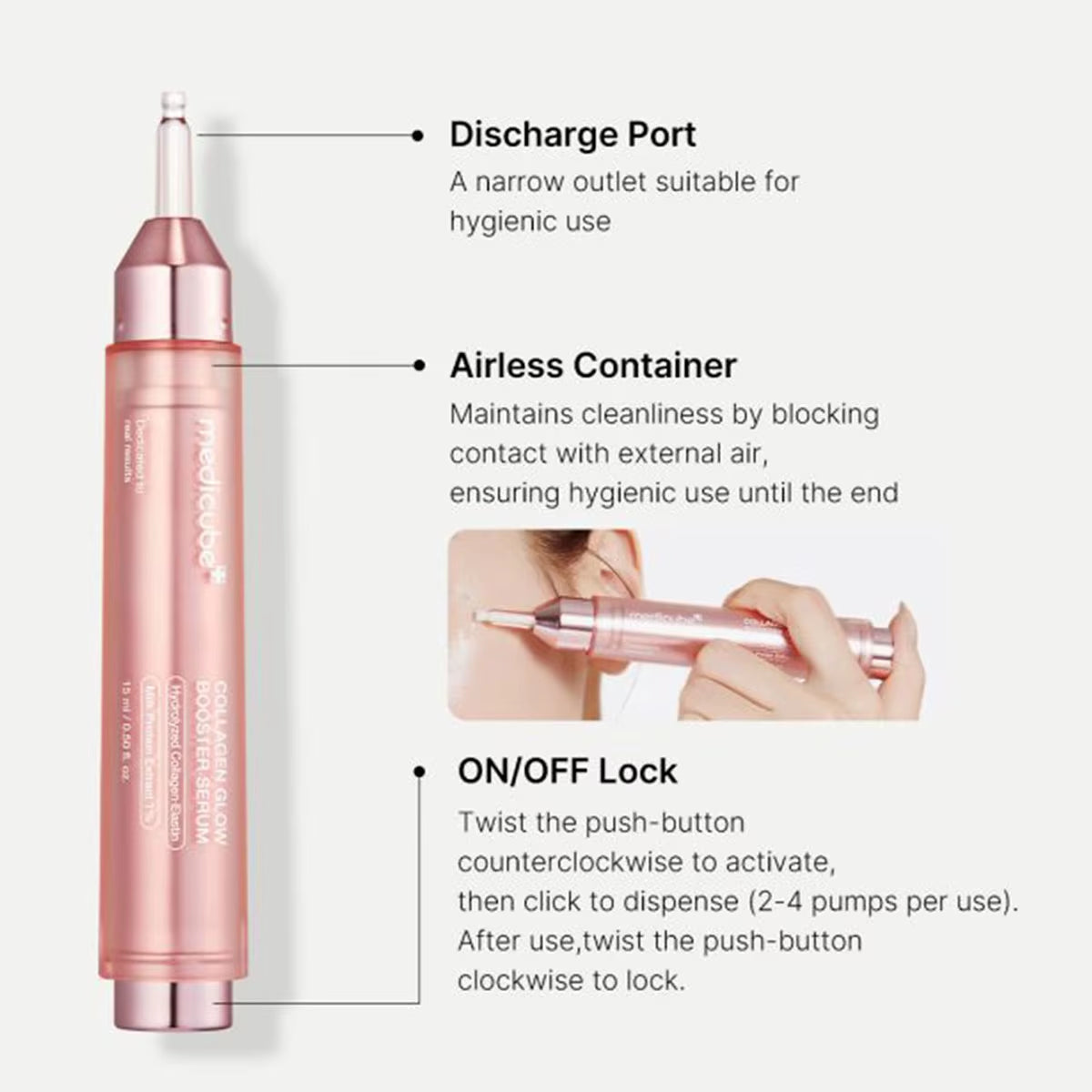 Collagen Glow Booster Serum 15Ml,Fast-Absorbing,Hydrating Feel,Provides Skin Moisture,Korean Skincare,Korean Makeup