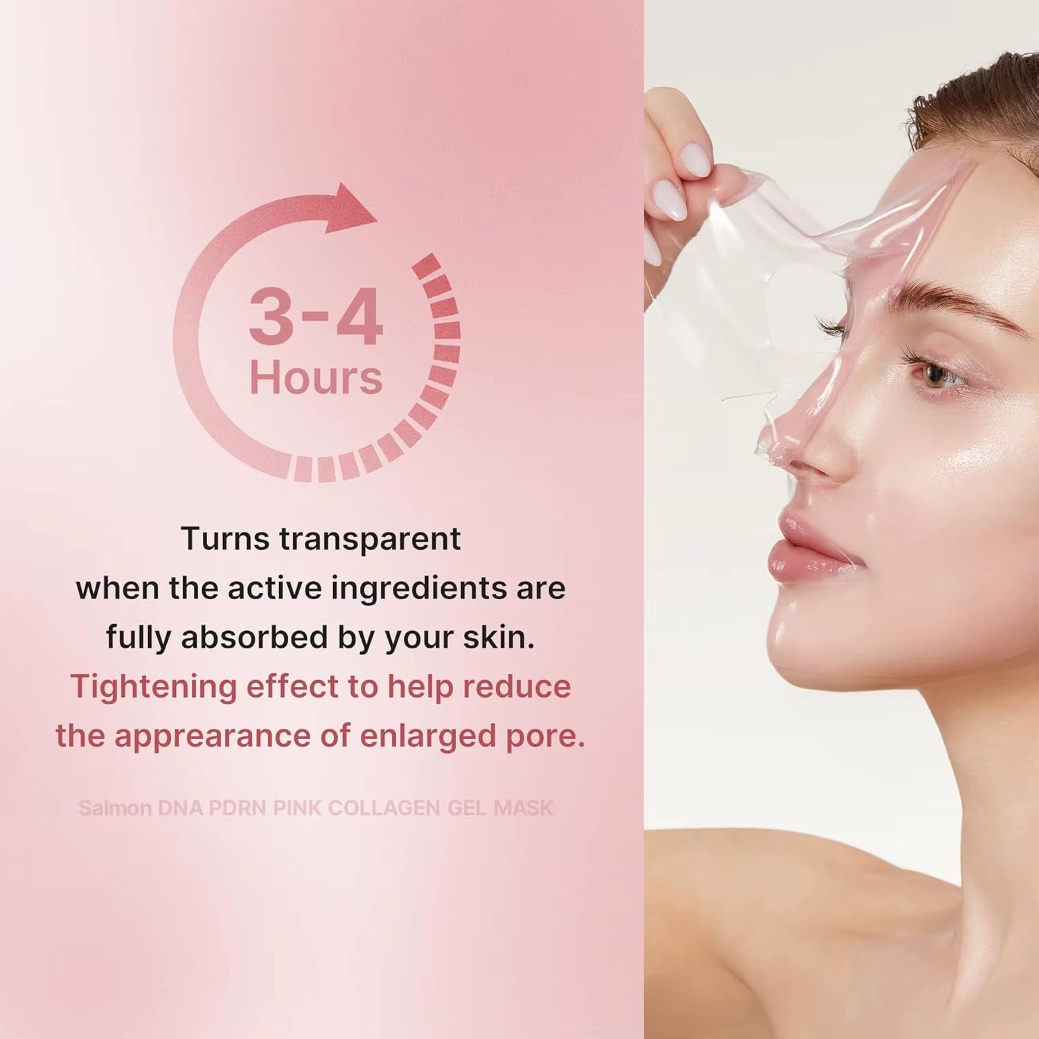 Medicube Salmon Pink Collagen Jelly Gel Mask Overnight Face Mask for Glass Glow Skin- Elasticity Korean Skincare Facial Mask