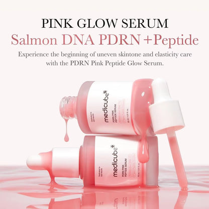 Salmon DNA PDRN Pink Peptide Serum,Serum Texture,Complex Repair Ingredients,Lifting & Firming,K-Beauty,Korean Makeup