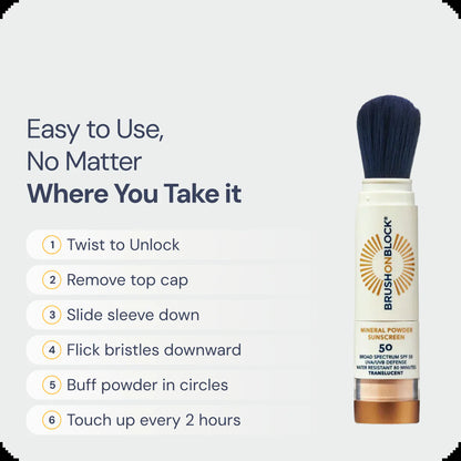 SPF 50 Translucent Mineral Powder Sunscreen