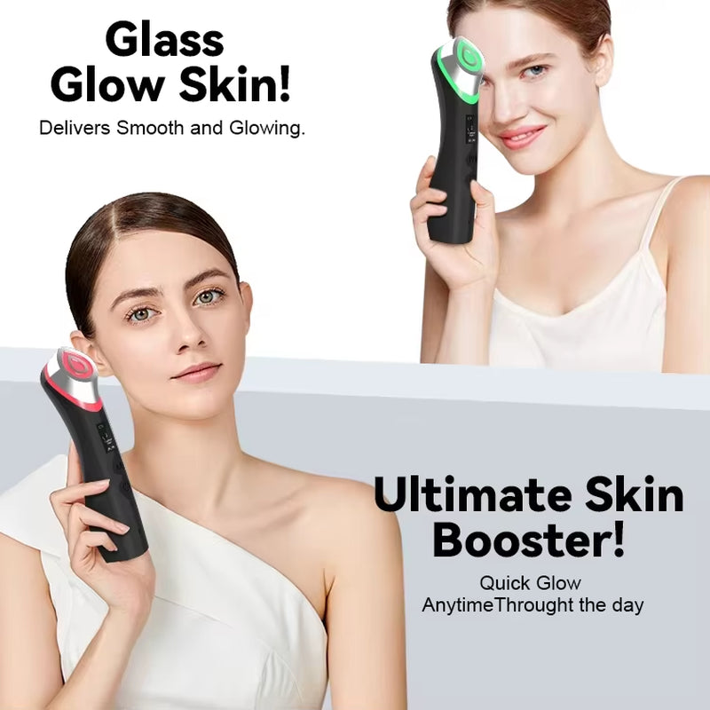 Age-R Medicubes Booster Device Glow Beauty Device Skin High Frequency Skincare Facia Neck Tighten High Frequency Vibration