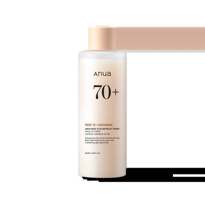 [] RICE 70 GLOW MILKY TONER 250Ml