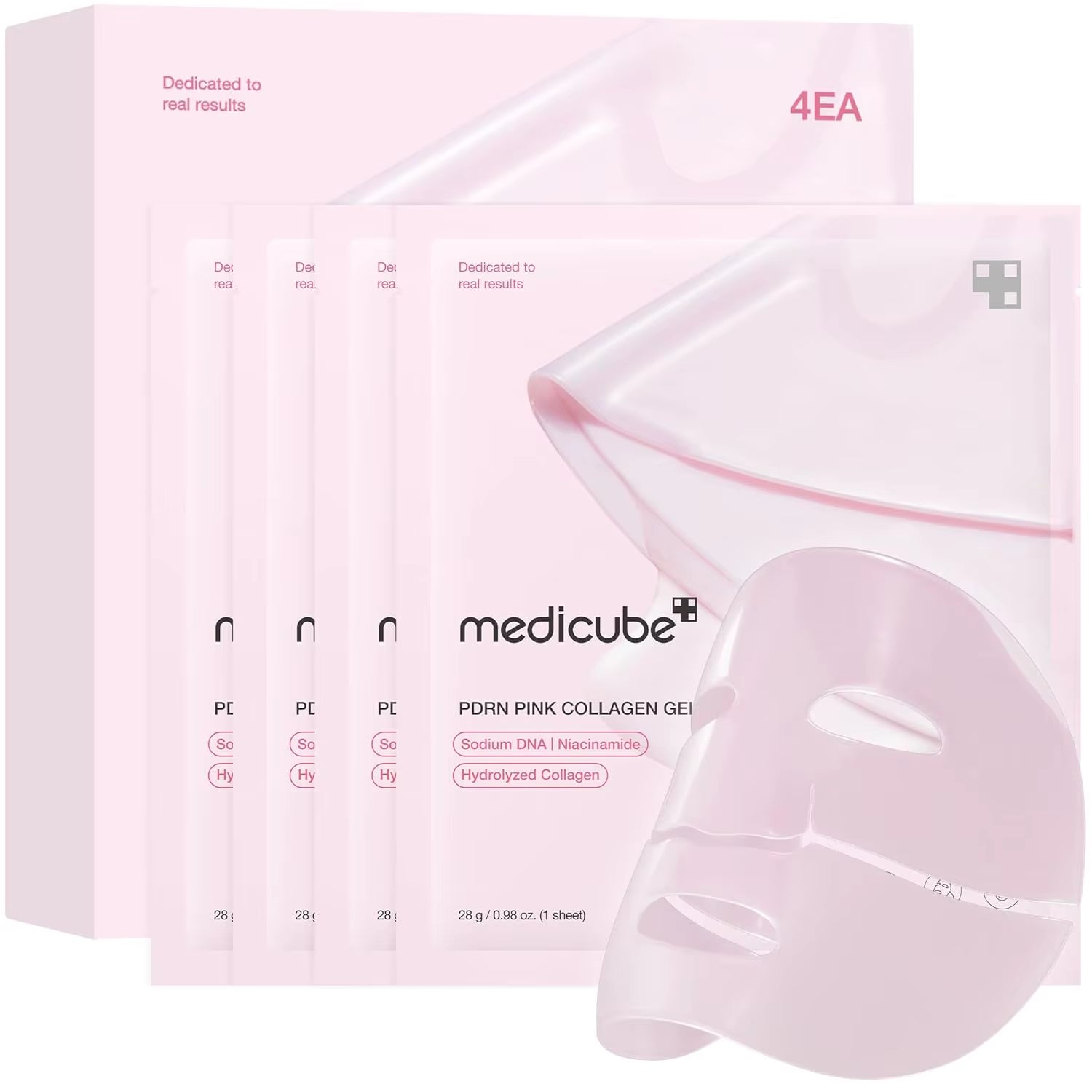 Medicube Salmon Pink Collagen Jelly Gel Mask Overnight Face Mask for Glass Glow Skin- Elasticity Korean Skincare Facial Mask