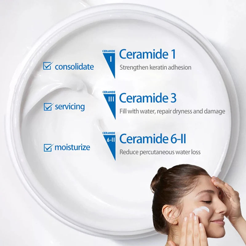 Moisturizing Cream 85G Body Cream with Hyaluronic Acid and Ceramidesand Face Moisturizer for Dry Skin Oil-Free