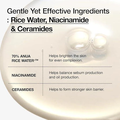 [] RICE 70 GLOW MILKY TONER 250Ml